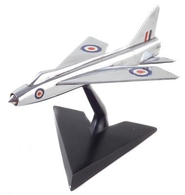 Lot 261 - All Metal Manufacturers scale model of an English Electric Lightning fighter jet