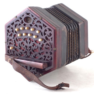 Lot 34 - Lachenal 20 key concertina