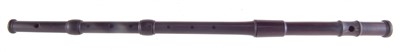 Lot 21 - Wood flute in case
