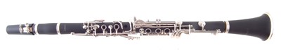 Lot 19 - Sonata clarinet with case and music books.