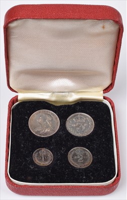 Lot 116 - Queen Victoria 1894 Maundy Set.