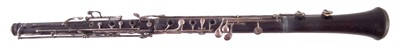 Lot 18 - Brevete Paris cocus wood oboe
