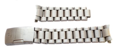 Lot 292 - An Omega Seamaster stainless steel watch bracelet