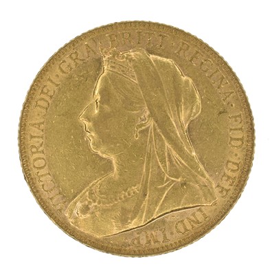 Lot 138 - Queen Victoria, Sovereign, 1900, London Mint.