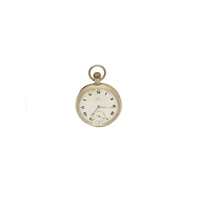 Lot 311 - An Omega open face pocket watch