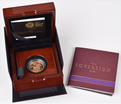 Lot 168 - 2015 Royal Mint Proof Sovereign.