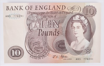 Lot 46 - Twenty consecutive Series "C" Portrait Issue (January 1967), Ten Pounds banknotes (20).