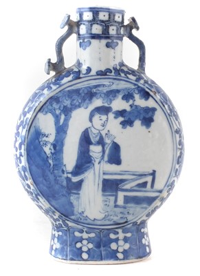 Lot 372 - Chinese moon flask vase