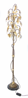 Lot 265 - Floor standing lamp made in Murano, Venice, Italy.