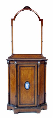 Lot 588 - Victorian Pier cabinet with matching mirror.