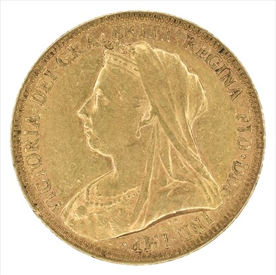 Lot 86 - Queen Victoria, Sovereign, 1893.