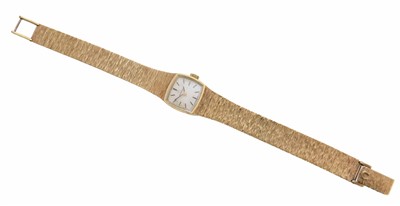 Lot 284 - A 1970's 9ct gold Omega ladies automatic wristwatch