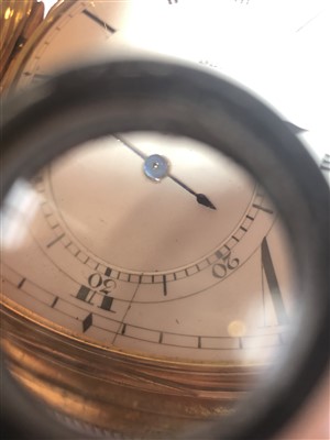 Lot 307 - A Victorian 18ct gold Dent full hunter pocket watch