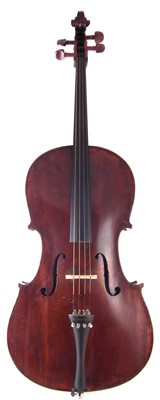 Lot 12 - Cello with soft case.