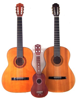 Lot 58 - Hohner classical guitar Tatra guitar and a Stagg Ukulele