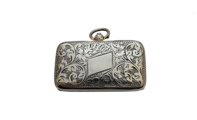 Lot 21 - An Edwardian silver double sovereign case