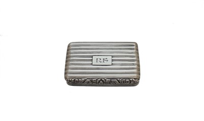 Lot 5 - A George IV silver snuff box