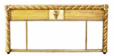 Lot 635 - Victorian over-mantel mirror