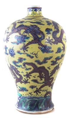 Lot 366 - Chinese late 19th century vase.