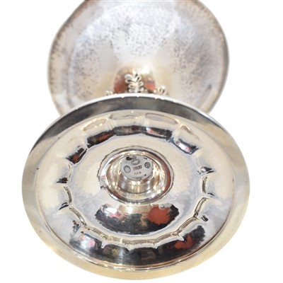 Lot 247 - A 1920s Georg Jensen silver tazza, pattern 446