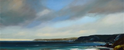 Lot 456 - Michael Ashcroft, Coastal view, oil.