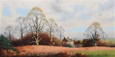 Lot 458 - Vincent Selby, Rural view, oil.