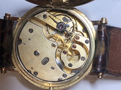 Lot 271 - An 18ct gold cased Patek Philippe watch