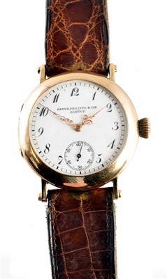 Lot 271 - An 18ct gold cased Patek Philippe watch