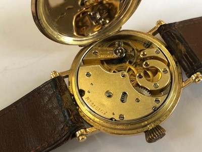 Lot 271 - An 18ct gold cased Patek Philippe watch