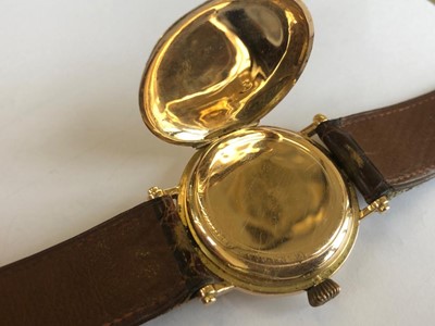 Lot 271 - An 18ct gold cased Patek Philippe watch