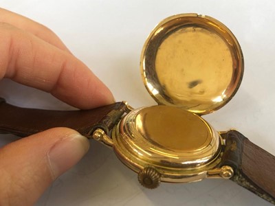 Lot 271 - An 18ct gold cased Patek Philippe watch