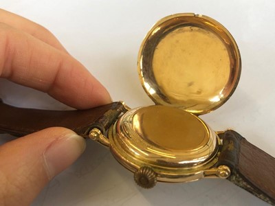 Lot 271 - An 18ct gold cased Patek Philippe watch