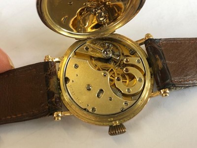 Lot 271 - An 18ct gold cased Patek Philippe watch