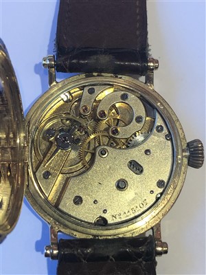 Lot 271 - An 18ct gold cased Patek Philippe watch