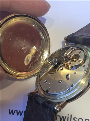 Lot 271 - An 18ct gold cased Patek Philippe watch
