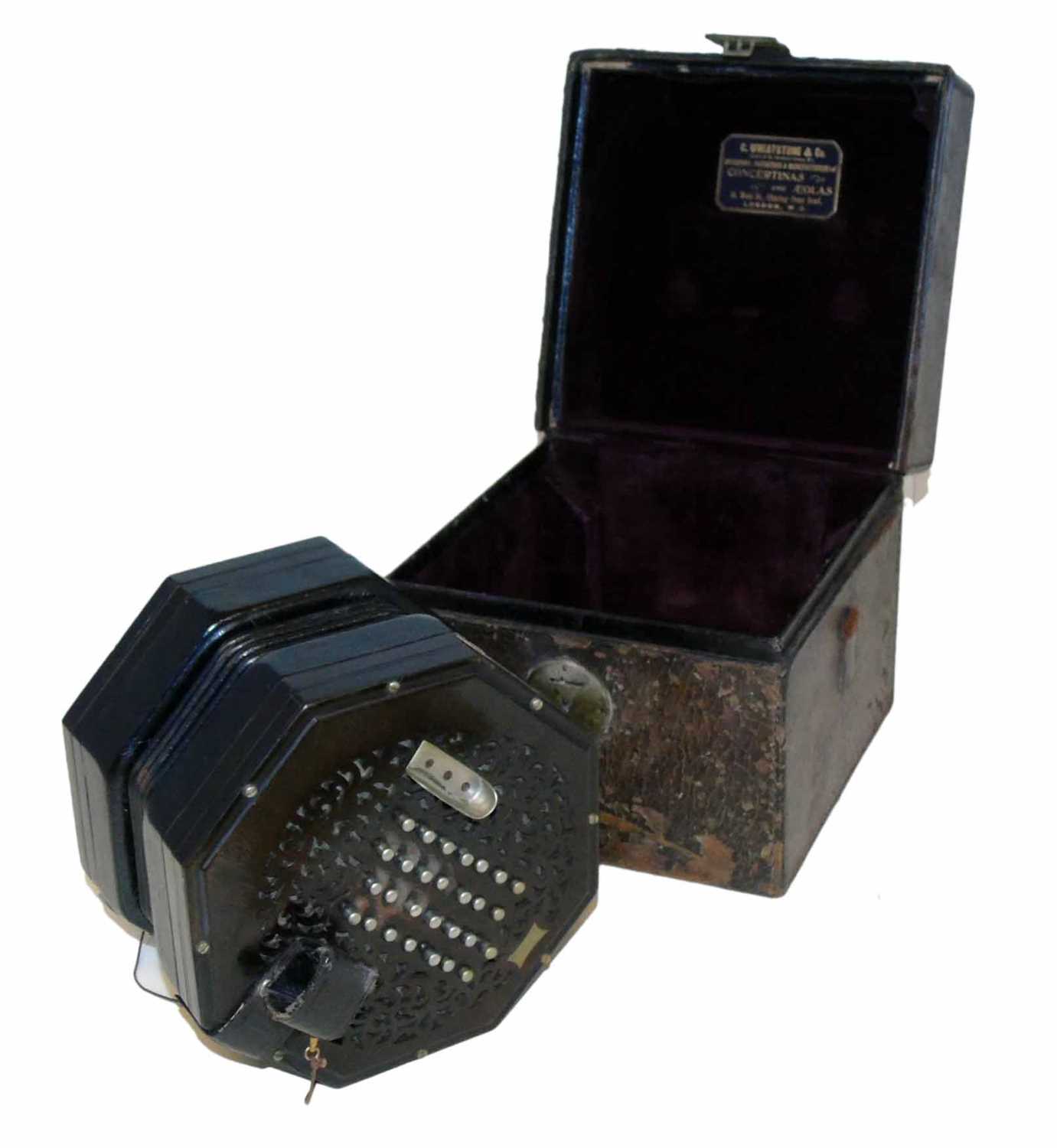 102 - Wheatstone 56 key concertina.