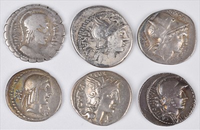 Lot 179 - Roman Republic Denarii (6).