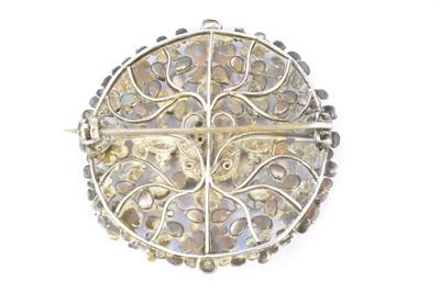 Lot 83 - An Arts & Crafts opal and vari gem brooch attributed to Arthur and Georgie Gaskin