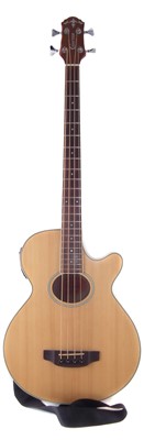Lot 109 - Crafter BA400EQ Acoustic Bass guitar with Ritter case.