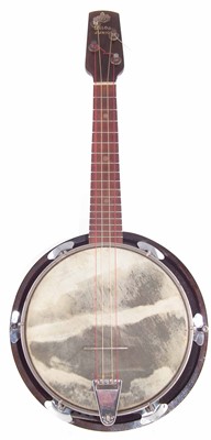 Lot 57 - Melody Junior Banjolele with case