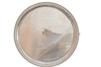Lot 34 - A 1930s silver salver