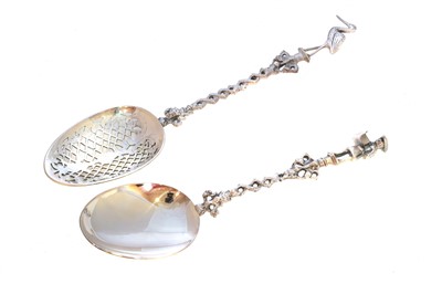 Lot 44 - Two Dutch silver spoons