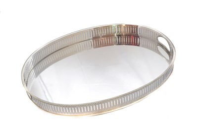 Lot 42 - An Elizabeth II silver tray