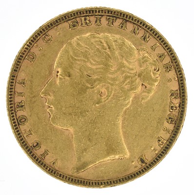 Lot 59 - Queen Victoria, Sovereign, 1885, VF.