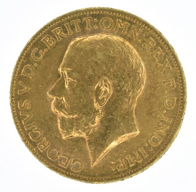 Lot 63 - King George V, Sovereign, 1913, EF.