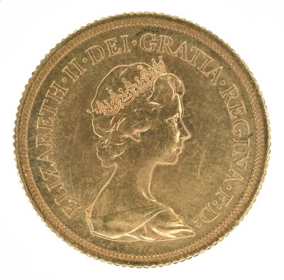 Lot 83 - Queen Elizabeth II, Sovereign, 1978, EF.