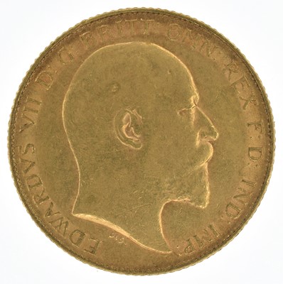 Lot 84 - King Edward VII, Half-Sovereigns, 1908, 1908S and 1910, VF (3).