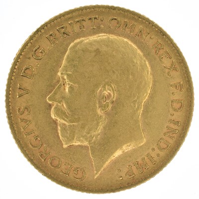 Lot 85 - King George V, Half-Sovereigns, 1911 and 1912, F and VF (2).