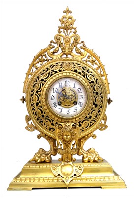 Lot 181 - Late 19th century French mantel clock