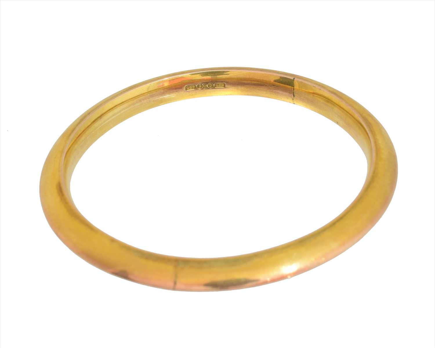 Lot 2 - An early 20th century bangle by Smith & Pepper